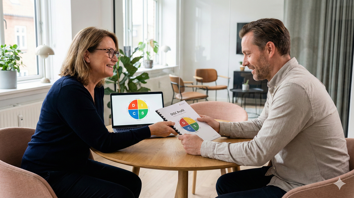 Tilbagemelding og sparring på din DISC profil